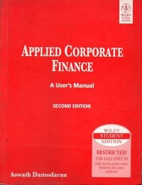 Image of Applied Corporate Finance: A User's Manual