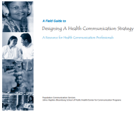 Image of A Field Guide to Designing Health Communication Strategy